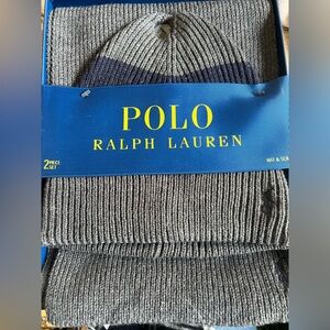 NWT! Polo Ralph Lauren Hat & Scarf